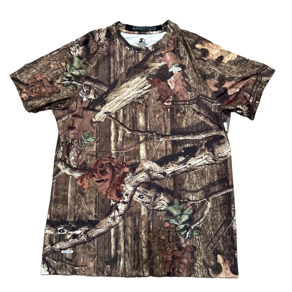 Starter Mossy Oak "Break Up Infinity" Men's T-Shirt; Size XL Gym Hiking Outdoors